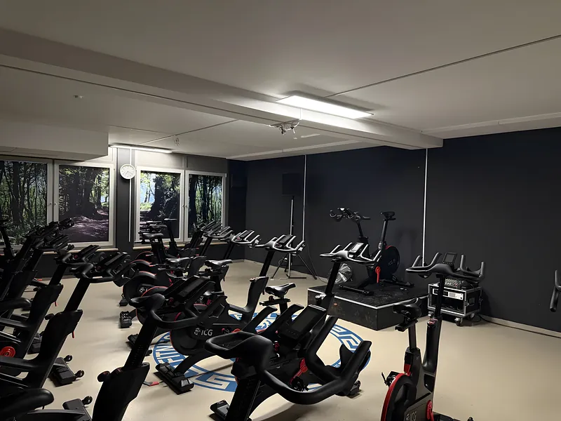 Spinning-Raum im Fitness Club Fellbach